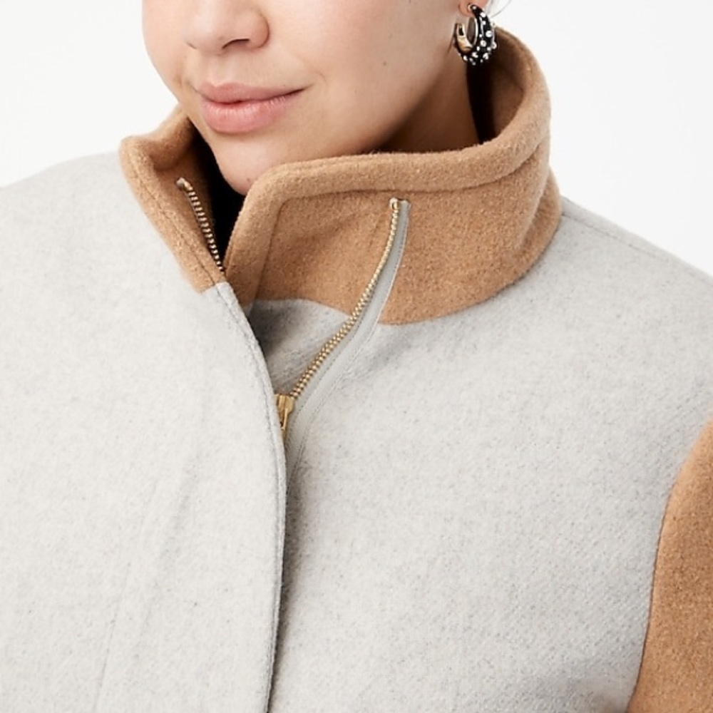 J.Crew Factory Colorblock City Coat - Picture 7 of 15